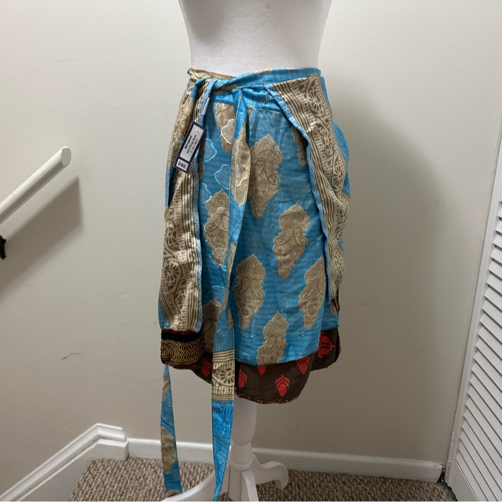 Darn Good Yarn Sari Wrap Skirt